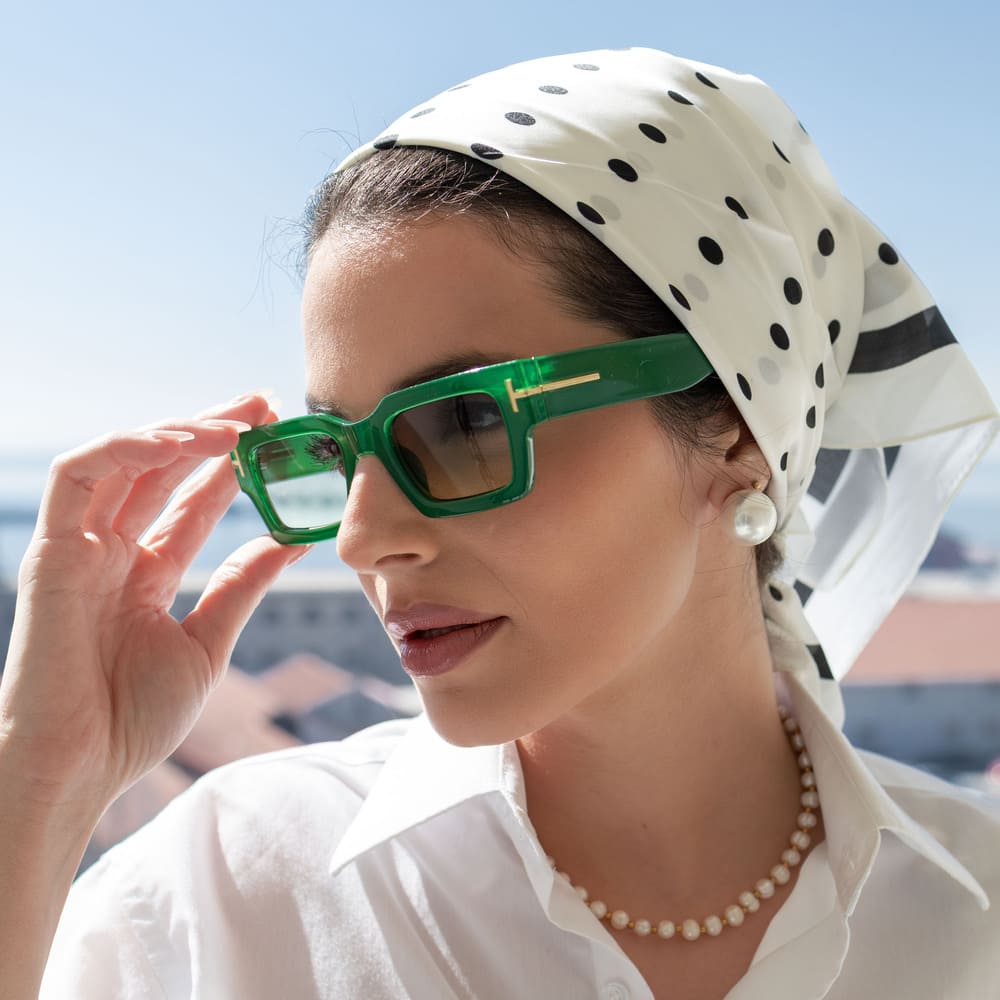 Γυναικεία γυαλιά ηλίου Maria Callas Amelia green - Image 1