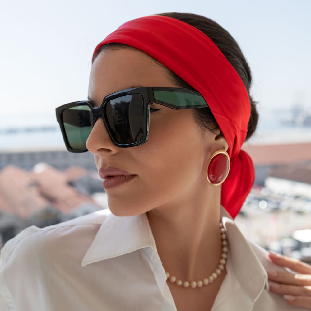 Γυναικεία γυαλιά ηλίου Maria Callas Turandot green - Image 1